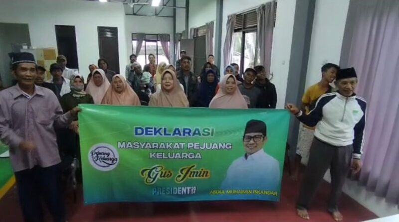 Dukungan terhadap Ketua Umum DPP PKB, Gus Muhaimin untuk menjadi Capres 2024 dideklarasikan oleh Masyarakat Pejuang Keluarga Cianjur