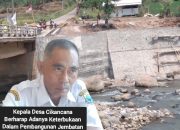 Pembangunan Rehabilitasi Jembatan Penghubung Kecamatan Cikalongkulon dengan Sukaresmi diduga Tertutup