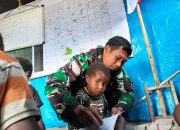 Keren Pos Pintu Jawa Satgas Mobile Raider 300 Jadi Tempat Belajar Anak-anak Papua