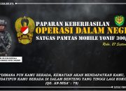 Dansatgas Mobile Yonif 300 Siliwangi melaksanakan Paparan Keberhasilan Satgas Kepada Asops Kasad Dalam Kegiatan Rakor Penyiapan Satgas Operasi Dalam Negeri
