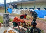 Perasaan Aman, Mama-Mama di Gome, Jualan di Pos Satgas Mobile Raider 300 Siliwangi