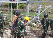 Satgas Mobile Raider 300 Siliwangi Bantu Percepatan Pembangunan di Papua