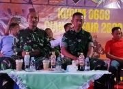Penutupan HUT TNI ke 78 di Lapangan Prawatasari Cianjur