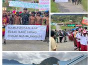 SATGAS MOBILE YONIF 300 SILIWANGI KAWAL KEMERIAHAN KARNAVAL PERINGATAN HARI PAHLAWAN 10 NOVEMBER DI PAPUA