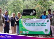 Mengurangi Efek Pemanasan Global, Patriot Desa Kabupaten Indramayu Tanam 1500 Bibit Pohon