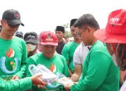 Kapolres Indramayu Hadiri Peringatan Hari Santri Serta Tinjau UMKM