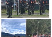 DANSATGAS MOBILE TNI 300 SILIWANGI PIMPIN UPACARA HARI JUANG TNI-AD THN 2023 DI KAB.PUNCAK PAPUA