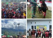 PASAR MURAH : KOLABORASI SATGAS TNI 300 SILIWANGI DENGAN PEMDA KAB.PUNCAK PAPUA