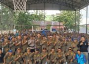 Ekspresi Pemandangan Pol-PP-Desa Se-kabupaten Lahat dikumpulkan, Ada Apa Sebenarnya, Dibalik Momen Tersebut…..???