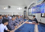 Lantunkan Sholawat dan Doa Bersama, Keluarga besar Lanal Cirebon Sambut Tahun Baru 2024