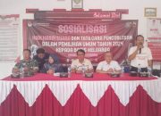 KPU Indramayu Sosialisasikan Surat Suara, Serta Menjelaskan Tata Cara Memilih Pada Saat Pemilu