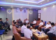 Danlanal Cirebon Sambut Kunjungan KSOP Kelas II Patimban di Mako Lanal Cirebon
