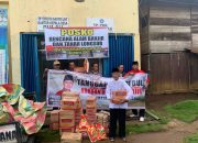 Ketua DPC PDI-P Yuliyus Maulana, Cabup Lahat Salurkan Bantuan Sembako Kepada Korban Banjir Bandang di 2 KCMTN