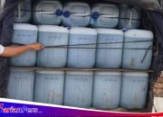 Ratusan Jerigen Berisi BBM Subdidi Pertalite Terciduk Polisi.