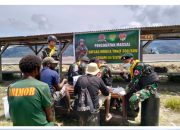 PENGOBATAN MASSAL SATGAS TNI 300 SILIWANGI DI SINAK PAPUA