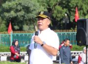 SEKDA BERSAMA DAN DIM KAB BOGOR BEROLAHRAGA GAUNGKAN SUKSESI PEMILU 2024
