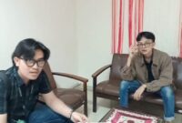 Majied M.T.Tayun mahasiswa ITENAS Bandung, yang juga penghuni asrama mahasiswa Kalimantan Selatan Demang Lehman Bandung, saat menyampaikan permohonan audensi Ke Pemprov kalsel, Terkait permasalahan yang dihadapinya.Foto.Istimewa