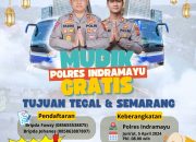 Cek Tujuan! Mudik Gratis Ramdhan 2024 Bersama Polres Indramayu