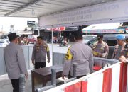 Kapolres Indramayu Tinjau Jalur Mudik dan Pos Pam/Yan Dalam Rangka Ops Ketupat Lodaya Tahun 2024
