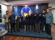 Mantapkan Langkah Cabup Lahat, Yulius Maulana,ST Ikuti Fit and Proper Tes, Didampingi Arry A.Md DPW Nasdem Lahat.