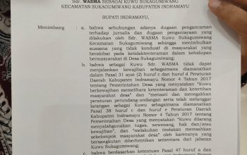 Adi Iwan Mulyawan : Bupati Indramayu Berhentikan Sementara Kuwu Sukagumiwang, Tugas Polres Tangkap