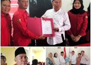 Cawabup Lahat Sudarman Kakak Leman bakal berpasangan Yulius Maulana Ambil Formulir di 5 Partai PDI-P, Golkar,PBB, Hanura dan Perindo