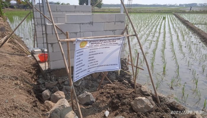 Pekerjaan Irigasi Perpompaan, Gapoktan SRI MULYA Tidak Sesuai RAB