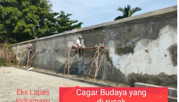 Dedy S Musashi Tuding DisKimrum Rusak Bangunan Cagar Budaya Eks Lapas Indramayu