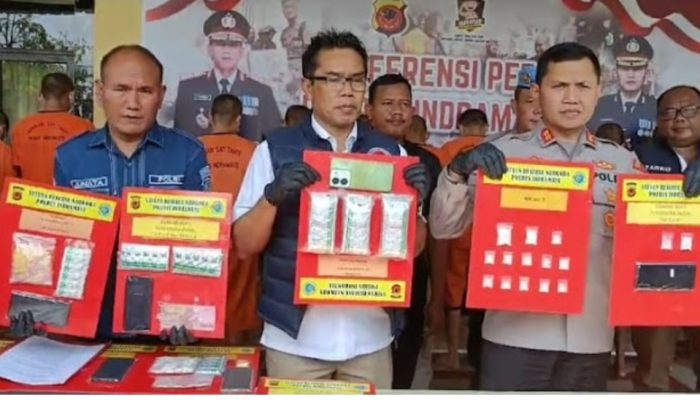 Operasi Antik Lodaya 2024, Satresnarkoba Polres Indramayu Amankan 16 Orang Pengedar