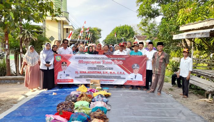 Jalan Poros Kertajaya & Kertamulya Kecamatan Bongas Di Perbaiki, Warga Ucapkan Terimakasih Kepada Bupati Hj Nina Agustina