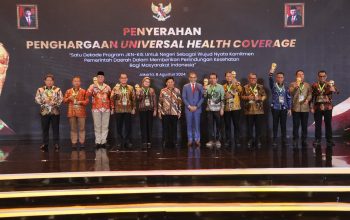 99,9 ℅ Masyarakat Indramayu Diproteksi BPJS Kesehatan, Bupati Nina Agustina Terima Anugerah _Universal Health Coverage