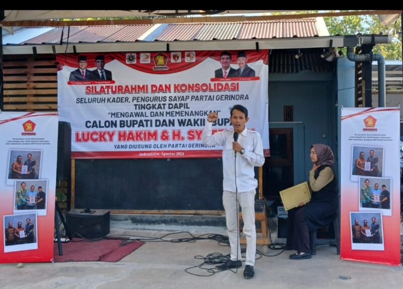 Foto : Ketua TIM Kemenangan silaturahmi dan Konsolidasi Kader dan Pengurus Sayap Partai Gerindra