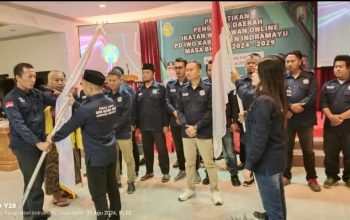 Ali Maknawi Resmi Dilantik PD IWO Indramayu Periode 2024-2029