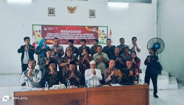 Forum Transparansi Pilkada Subang 2024 Gelar Sosialisasi Penyelenggaraan Pilkada Gubernur dan Wakil Gubernur Serta Bupati dan Wakil Bupati Subang Jawa Barat