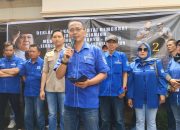 Puluhan Kader Partai Demokrat Datangi Posko Paslon Ramzi dan wahyu