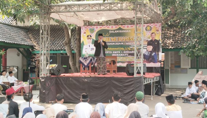 SMPN 1 Sindang Indramayu Gelar Maulud Nabi Muhammad SAW 1446 H