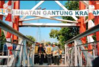 Resmikan Jembatan Gantung Krasak, Nina Agustina: Akses Cepat, Ekonomi Indramayu Meningkat