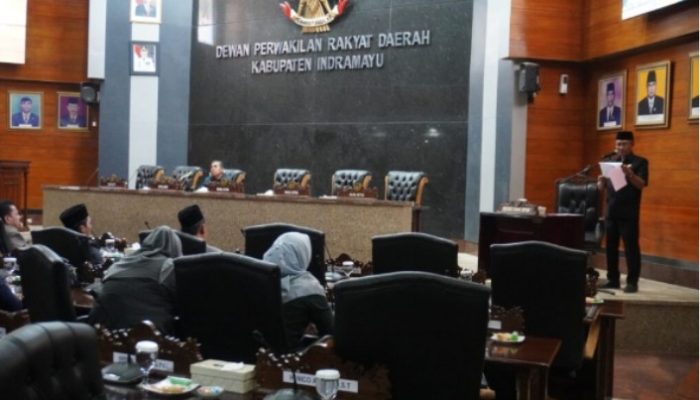 Rapat Paripurna DPRD Kabupaten Indramayu Penyampaian/Pengumuman Hasil Pembentukan Fraksi – Fraksi