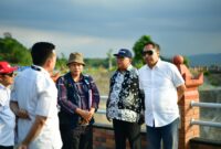 Kunjungi Bendungan Cipanas, Pjs. Bupati Indramayu Percepat Penanganan Irigasi Untuk Petani