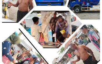 Jum’at Berkah Karangsong, PT MSM Suplayer BBM Industri Wilayah Jabar Berbagi Nasi Kotak