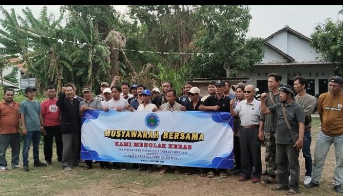 Masyarakat Nelayan Menolak Keras PP Nomor 26 Tahun 2023 Tentang Penolakan Hasil Sedimentasi Di Laut