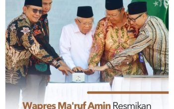 Wapres Resmikan Universitas Darul Ma’arif & Dorong Pengembangan SDM Unggul Berbasis Agama dan Iptek