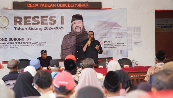 Gelar Reses Perdana, Ono Surono Serap Aspirasi Masyarakat Pabean Udik