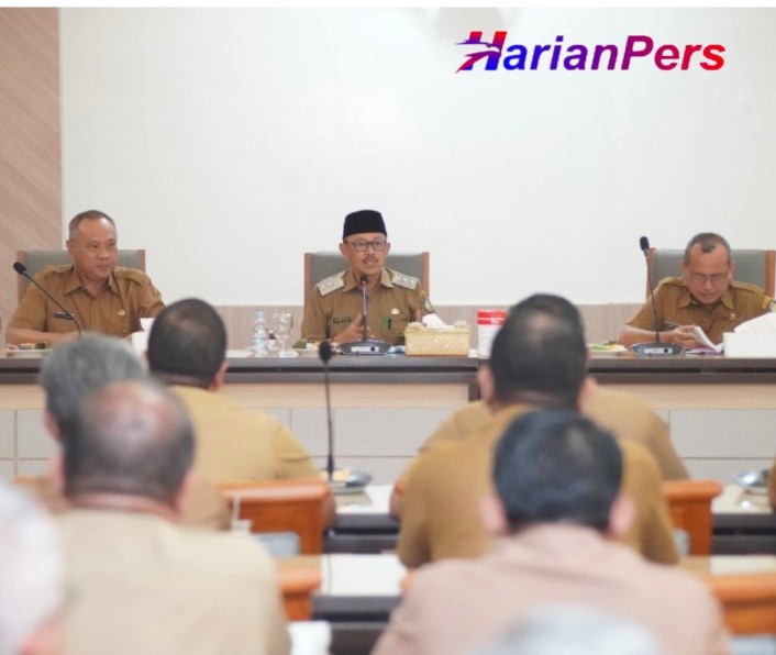 Wakil Bupati Indramayu Syaefudin Gelar Rakor Dengan Kepala SKPD dan Camat