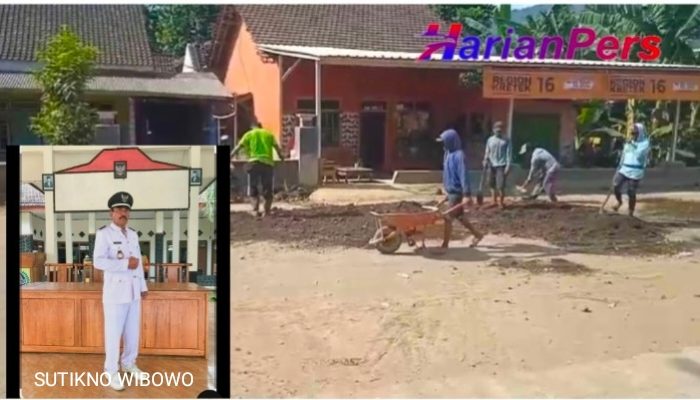 Kepala Desa Sanenrejo Sutikno Wibowo Prioritaskan Perbaikan Jalan Poros