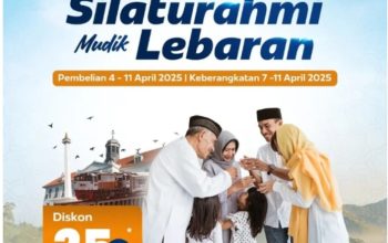 AI Hadirkan Promo “Silaturahmi Mudik Lebaran” Diskon 25% untuk Perjalanan Mudik Lebih Hemat