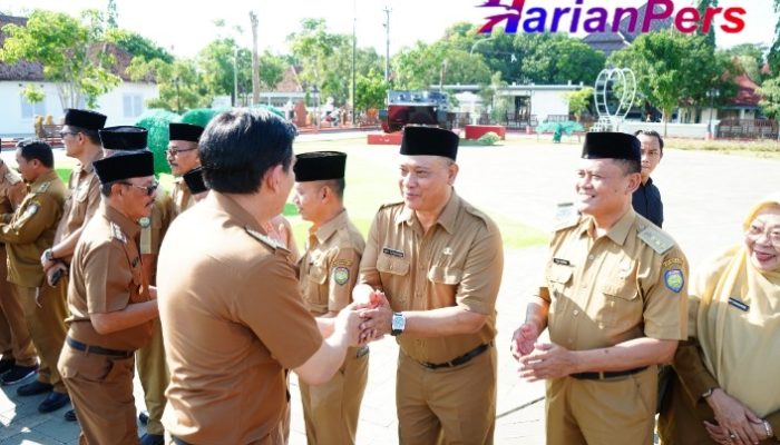 Apel Pagi Peningkatan Kinerja ASN, Bupati Lucky Hakim: Tingkatkan Layanan Publik