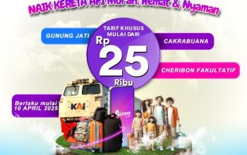 Kabar Gembira, Ada Tarif Khusus di KA Gunung Jati dan Cakrabuana Mulai 10 April 2025