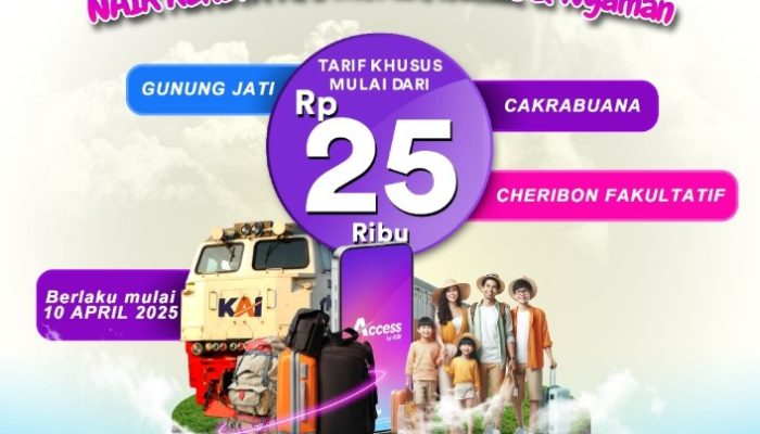 Kabar Gembira, Ada Tarif Khusus di KA Gunung Jati dan Cakrabuana Mulai 10 April 2025