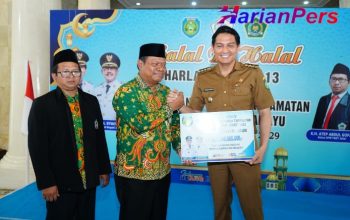 Bupati Lucky Hakim Hadiri Pelantikan DPAC-FKDT se-Indramayu